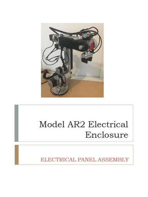 ar2 electrical enclosure|AR2/Manual .